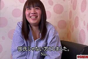 Chubby Natsumi moans as cock stretches her near-virgin hole