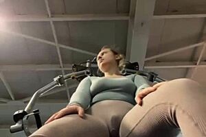 Teen Works Out Then Fucks Hard In Gym