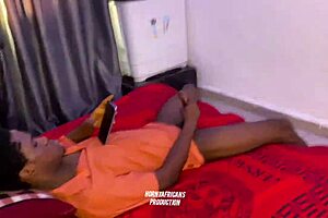 Caught Horny Stepbrother Jerking Cock And Sucked Him Off Hard