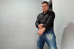 heart pounds watching yuri's monster cock explode for voyeur