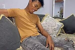 Girlfriend's best friend rides rough then takes cumshot on her big tits