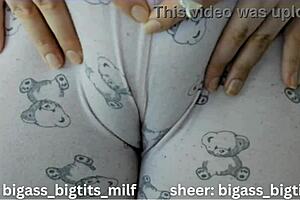 cameltoe pajama reveals puffy wet pussy lips big clit colombian curvy
