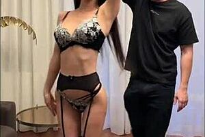 Max Felicitas Pounds Busty Asian Doggystyle