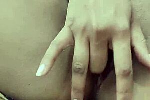 Solo Indian Girl Fingers Tight Pussy and Squeezes Boobs