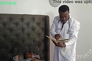 every day she fakes sickness at the hospital so her doctor can handle her young 18+ pussy with that black monster cock she craves