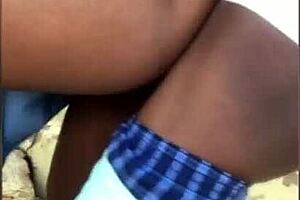 Ebony fat ass bent over takes multiple huge cumshots doggystyle creampie!