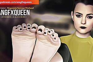 negasonic teen wrinkled soles toes get footjob worship ya know