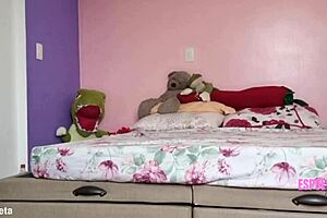 caught friend's sister flashing lingerie in room dirty talk