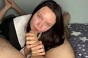 ai machine deepthroats cock to orgasm?