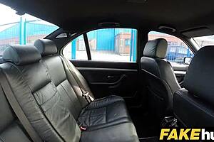 i spot fake cop cyclist with huge tits sweet ass in forest striptease