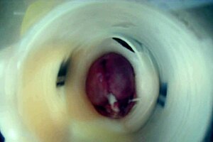 ma bite pulse l'intérieur... vue endoscopique double cum crampie!!