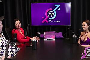 😍 Monica Lima shows off Alice Vasconcelos then Todahorasemparar joins for epic blowjob on his huge cock! 🔥