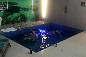 Friends reunite at motel pool for group hangout part 2 continues the fun