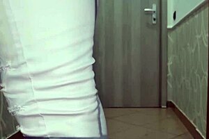 oh god, hear her moan as thick cumshot sprays close-up with dirty italian talk!