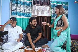 wanna see desi mallu bhabi take double penetration from two debars in threesome?
