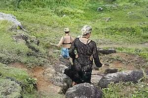 African beach hunt behind scenes photos and footage