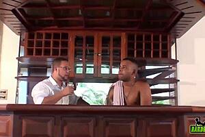 Tattooed brazilian milf cris brasil's big ass fucked by cuckold husband before lover's turn with hudson carioca