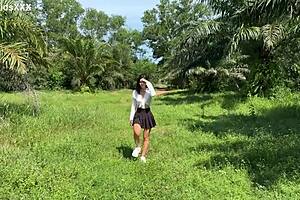 First Date Girl Craves Anal Sex. Fills Her Tight Butthole with Hot Creampie Cum