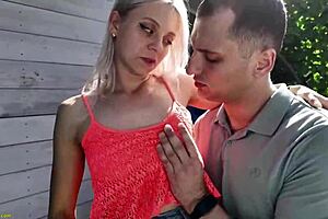 old man crashes young couple's public anal outdoor romp