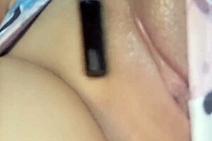 my curvy latina cuñada sends masturbation video with huge dildo