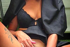 i shake my huge tight nun pussy cumming wild on monster vibrator first time