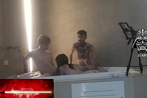 motel threesome pt3 had me cumming on their feet and toes