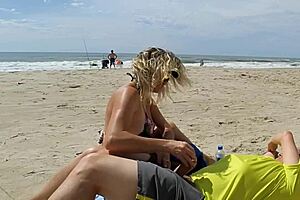 Stranger milf jerks me off publicly
