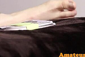 i'm your amateur british femdom in heels forcing this cocksucking burglar to suck my vibrator