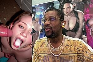 big breast freckled ebony teen assfucked by huge bbc cum mouth creampie facial