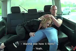 blondie wanna ride hard cock cum on tits car