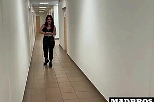 french goth slut cheats rough on boyfriend with double bbc in toilet for tickets?