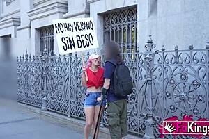 sandra v wants your cock after street kisses with everyone
