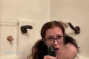 Veggiebabyy Messy Drooly Shower Blowbang Facial Pigtails Blast