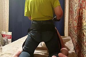 damn anastasia the mistress pounds sissy sasha earth's ass with her big strapon deep