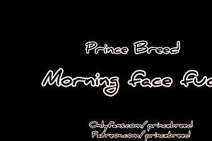 thick ebony gf morning face fuck domination