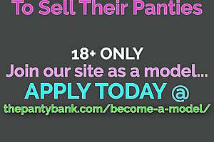 Bubbly french e-girl rides dildo hard till gushing squirt orgasm soaks panties.
