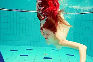 ever seen a hot teen babe underwater at the pool?