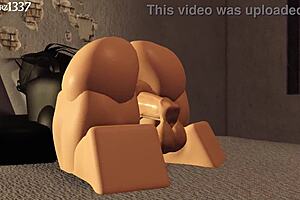 Rough Creampie Close-Up Alleyway Game