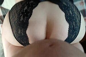 POV Russian Wife's Gaping Asshole Takes Anal Creampie