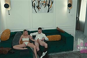 stepdad shares bed with tattooed stepdaughter jessie ames while stepmom sleeps nearby