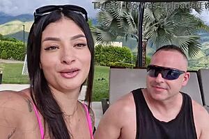 salome gil ends up fucking by the pool with pro spanish photographer xaviphoto