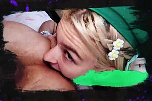 Eating Stepbae'S Pussy While Pounding Blonde Friend