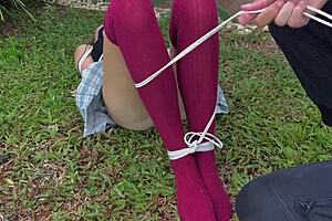 I Adore Caressing Her Outdoor Dirty Socks Tease