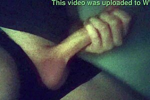 guy strokes monster cock solo on balcony outside