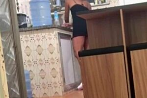 belinha hotwife flashes seduces delivery guy then uber rider for double mouth creampies
