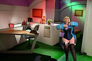 granny nurse cosplay slut DEEPTHROATS patient cock in hospital stardate 112124