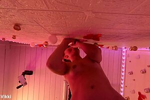 misssvikki sucks dick through sheer gloryhole rough facefuck blonde teen