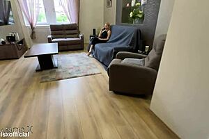 Blonde Housewife Slut Railed Doggy While Moaning To Cuckold Husband On Phone