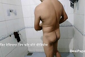 WOW, INDIAN MOTHER-IN-LAW SHOWER FUCK! homemade bathroom aunt pounding gets real steamy