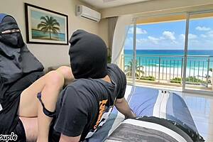Asian Step Mom Craves Step Son's Cock at Beach House